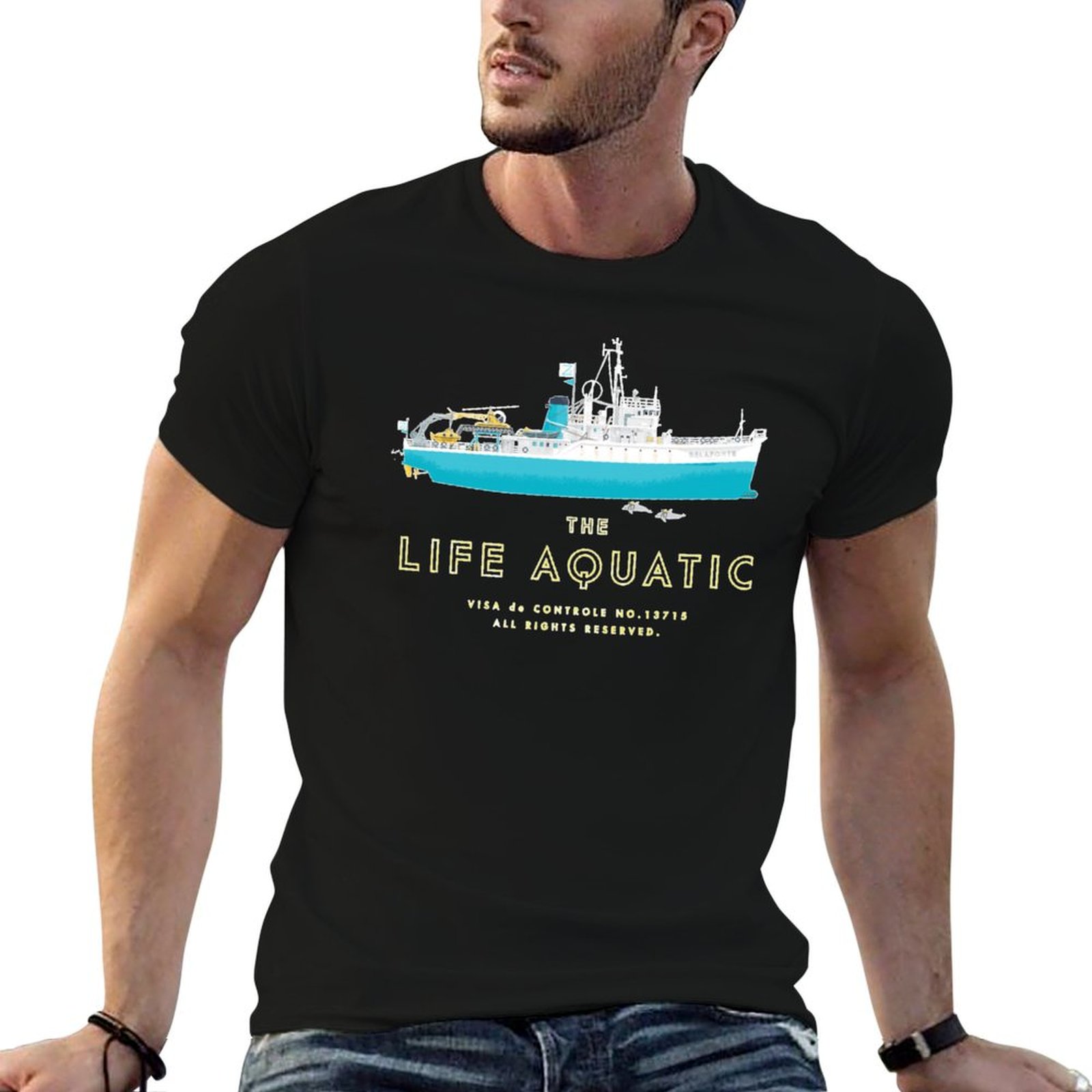 Aquatic Sports Activities - Camiseta The Life Aquatic With Steve