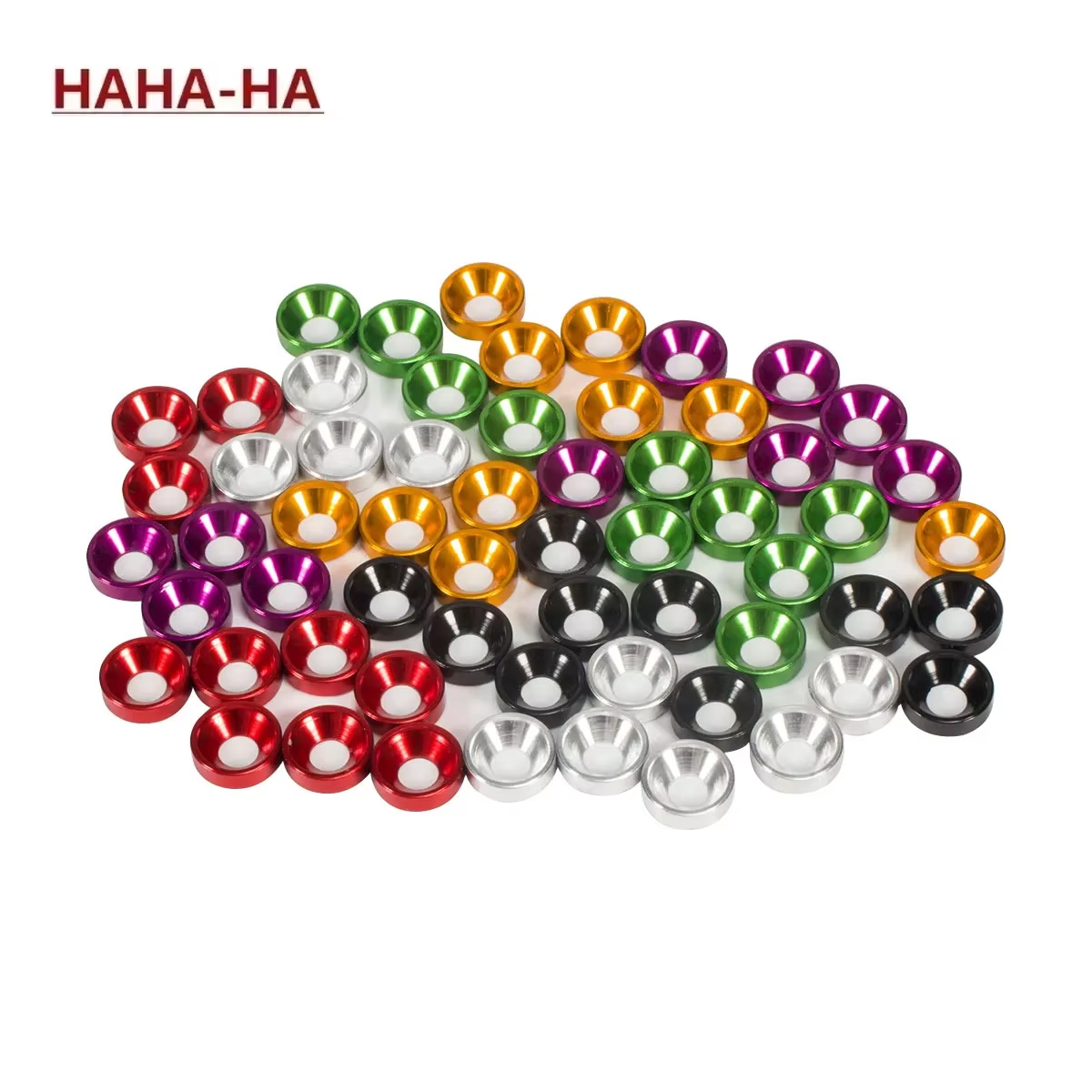 Head Racket Boom - Arruelas escareadas anodizadas m3 de liga